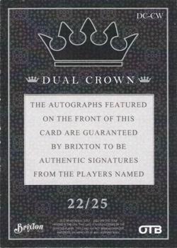 2022 Brixton OTB - Dual Crown #DC-CW James Conrad / Ricky Wysocki Back
